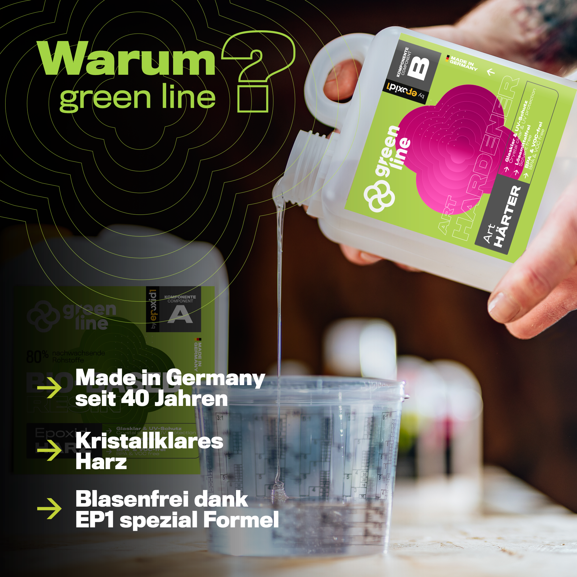 Warum epoxid1 Green Line?