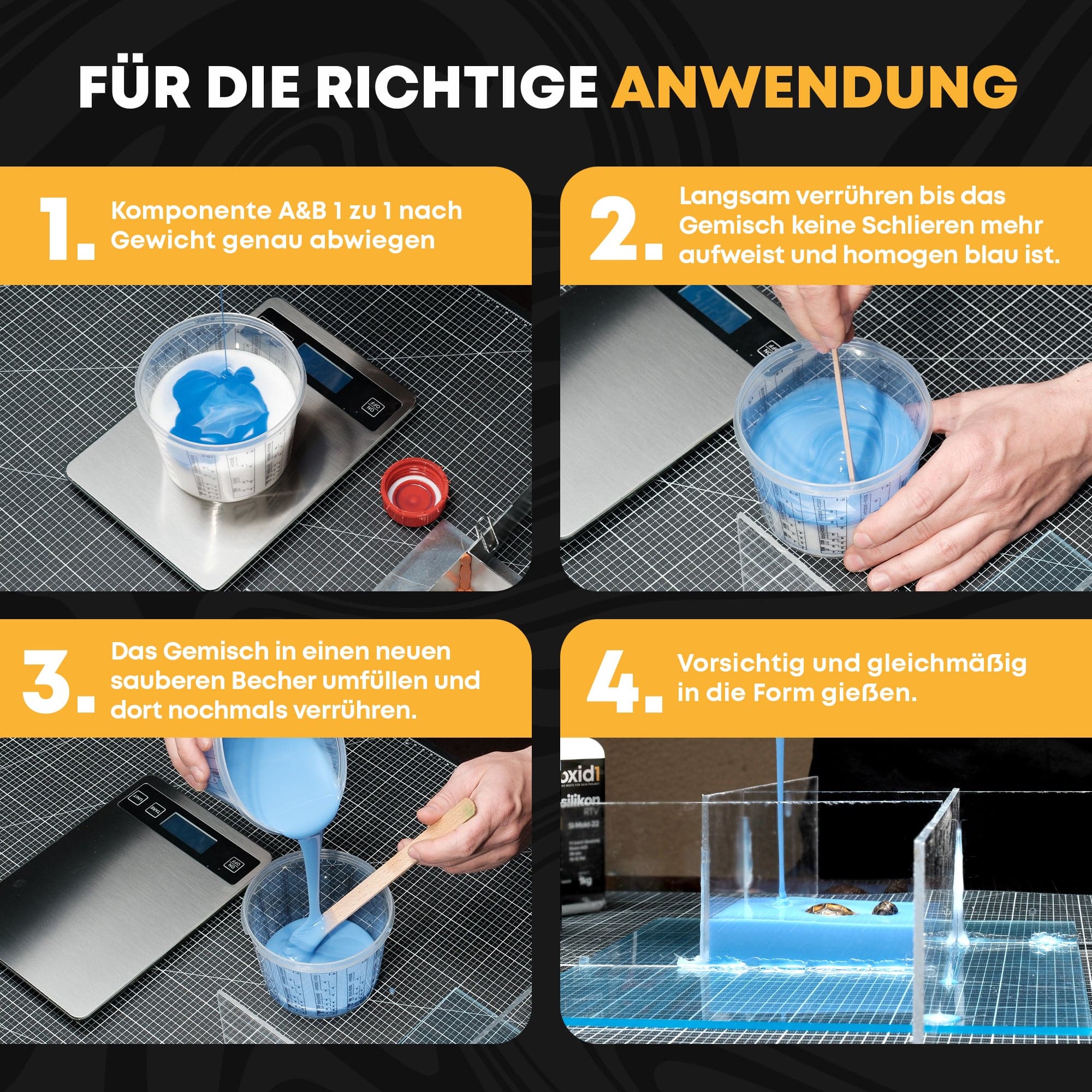 Abformsilikon Anleitung