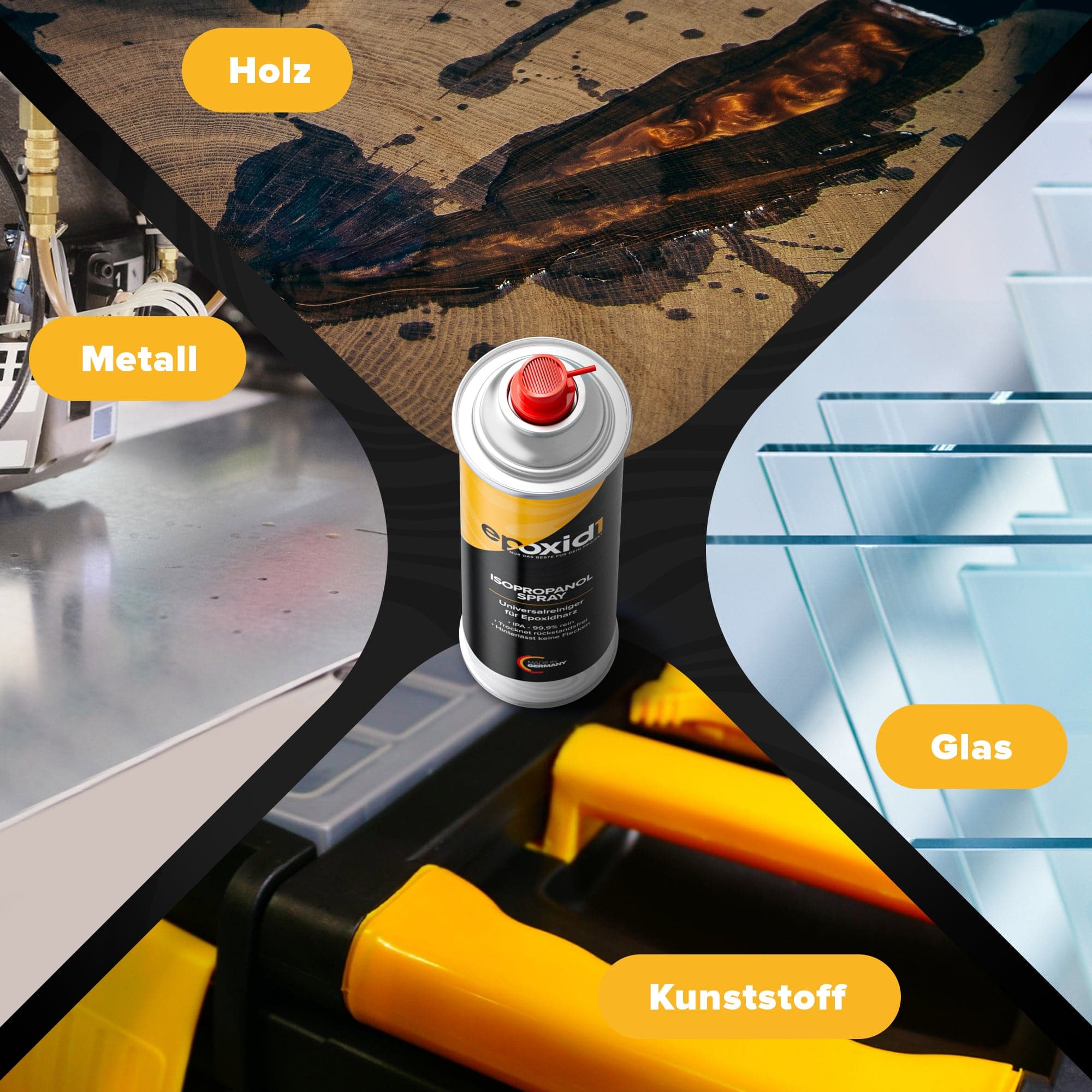 Isopropanolspray zum Reinigen aller Oberflächen