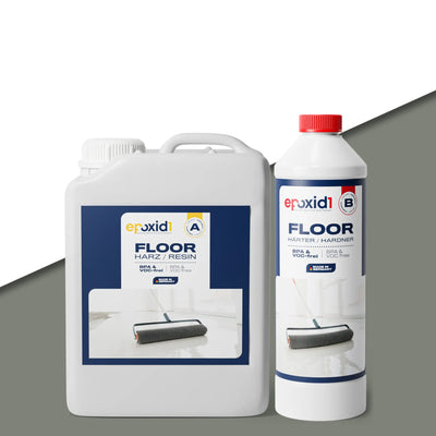 2K Epoxidharz Bodenbeschichtung zum Gießen - Betongrau