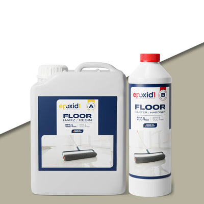 2K Epoxidharz Bodenbeschichtung zum Gießen - Kieselgrau