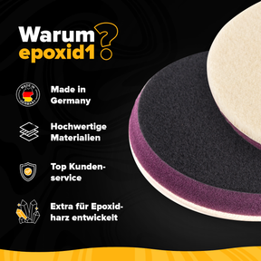 epoxid1 Polierpads werden aus hochwertigen Materialien in deutschland hergestellt