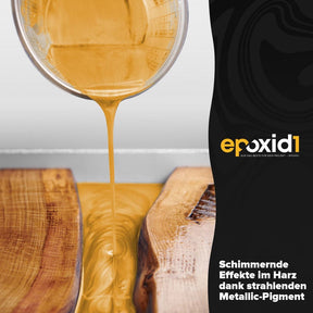 Epoxid1 goldenes Epoxidharz Pigment für kraftvolle Ergebnisse